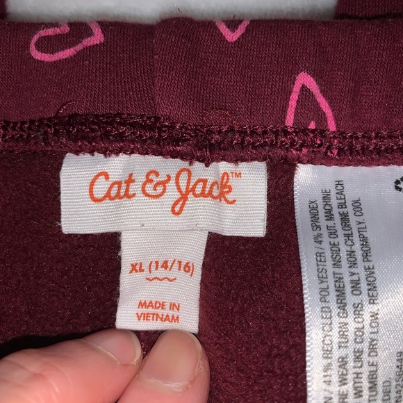 Plush fleece! Cat & Jack fleece lined warm cozy leggings. Sz XL 14/16 - Picture 2 of 7